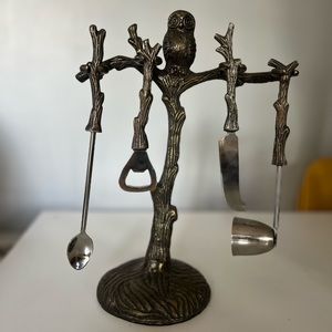 Anthropologie Brass Bar Set